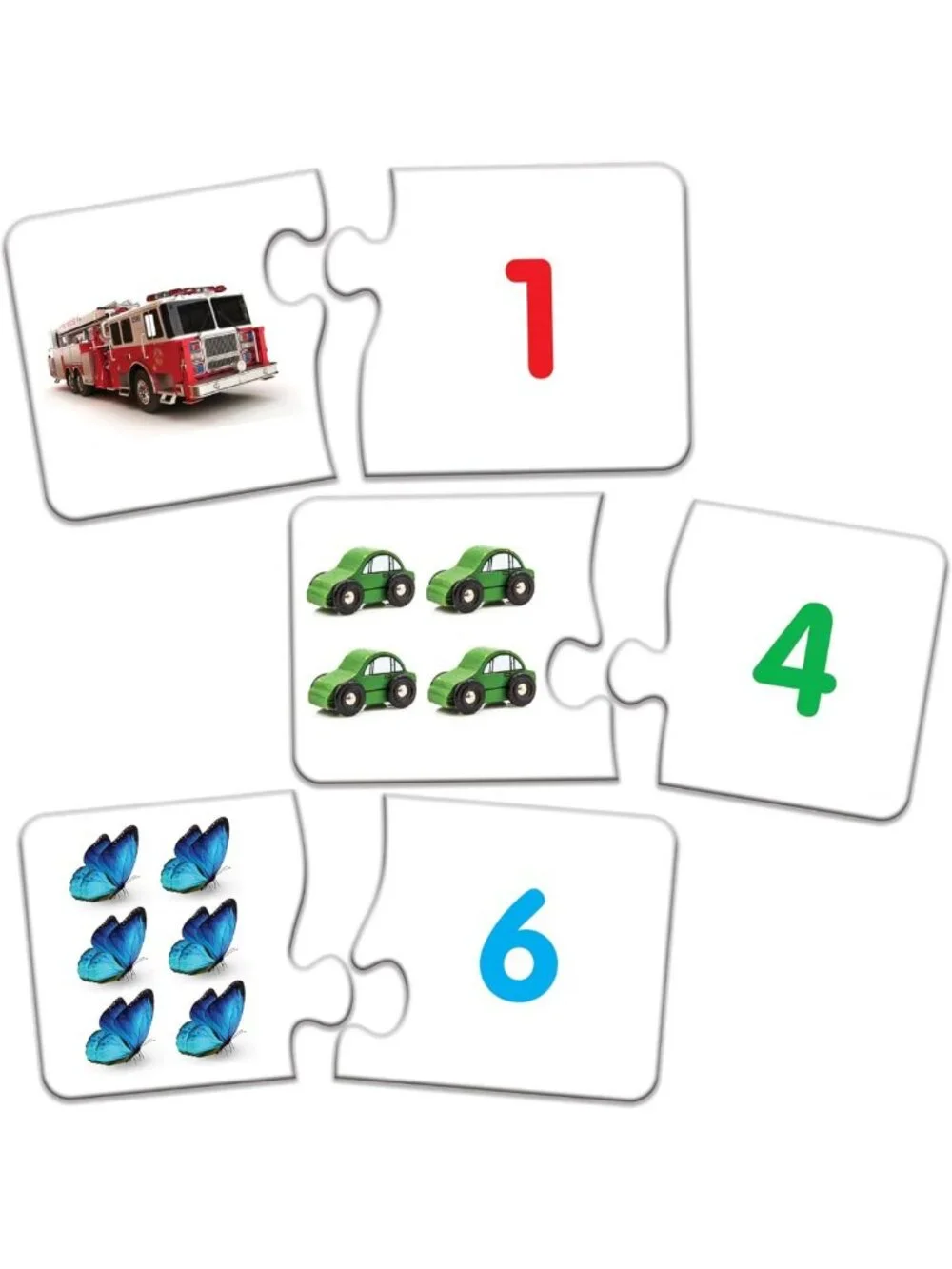 Counting Puzzle for Kids - 30 Piece Self-Correcting Number Game - Preschool